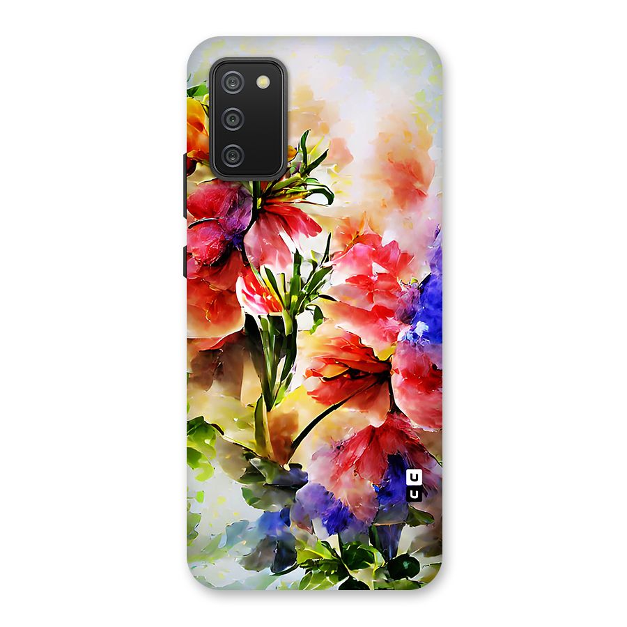 Colorful Flowers Fine Art Back Case for Galaxy M02s