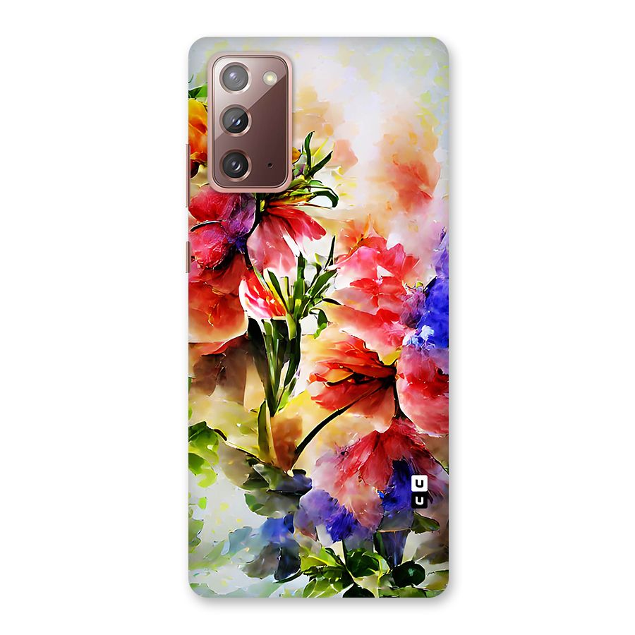 Colorful Flowers Fine Art Back Case for Galaxy Note 20