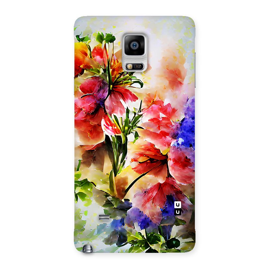 Colorful Flowers Fine Art Back Case for Galaxy Note 4