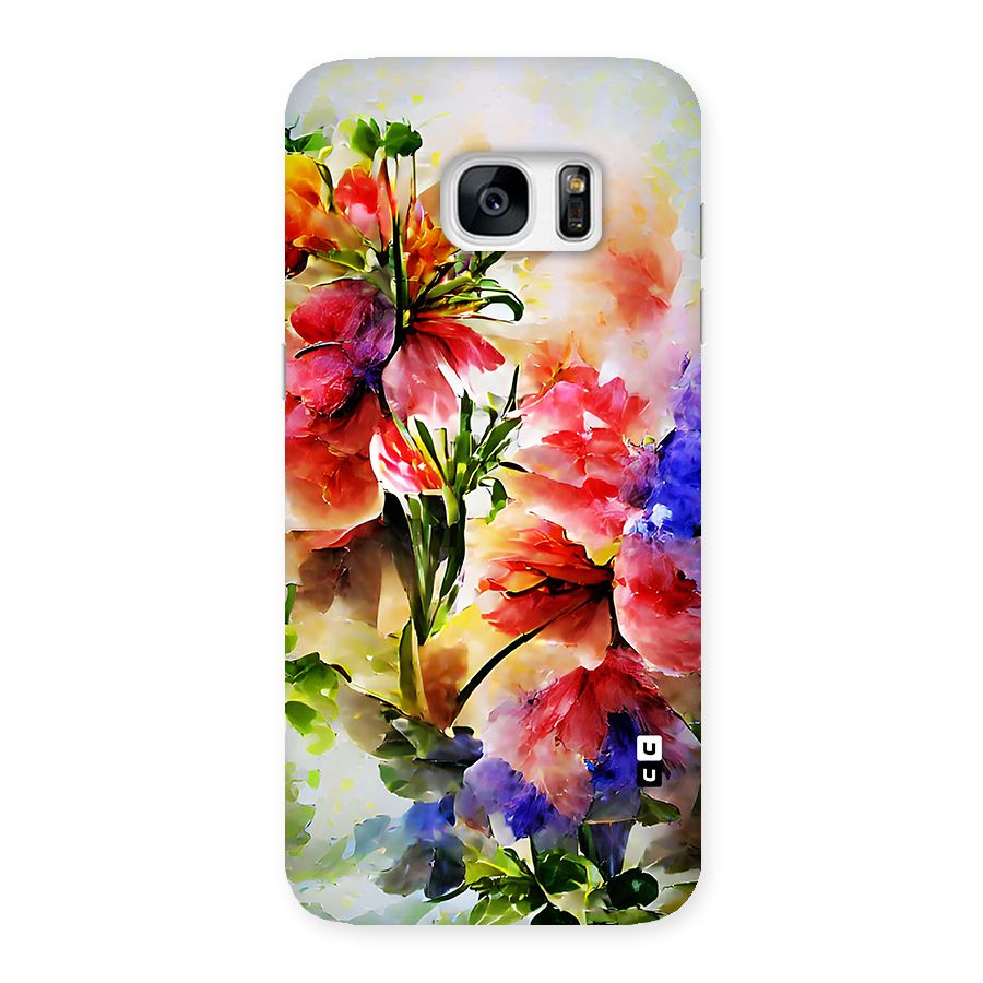 Colorful Flowers Fine Art Back Case for Galaxy S7 Edge