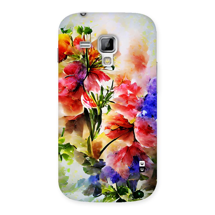 Colorful Flowers Fine Art Back Case for Galaxy S Duos