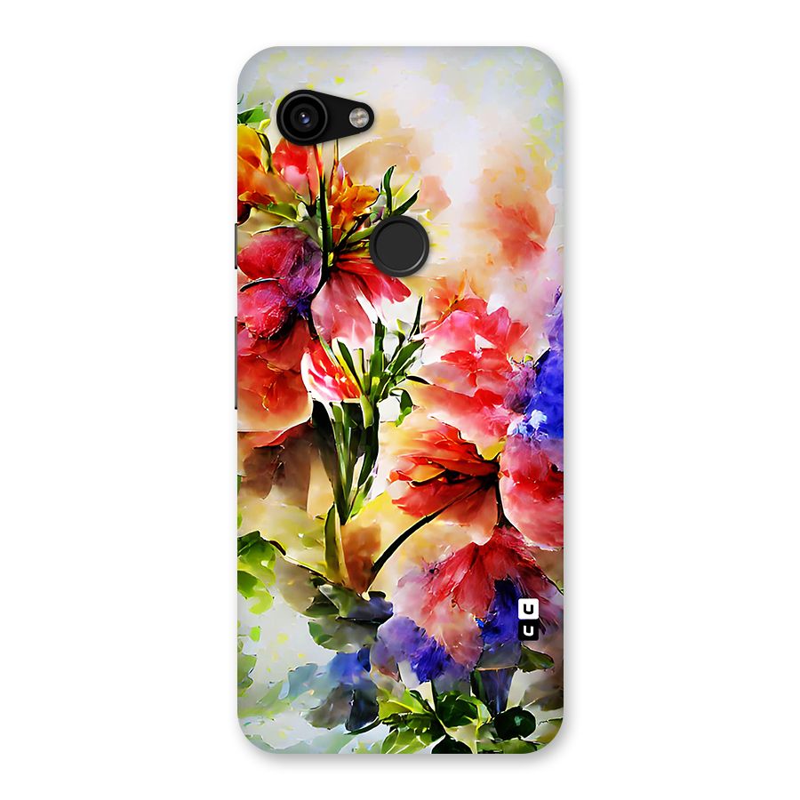 Colorful Flowers Fine Art Back Case for Google Pixel 3a