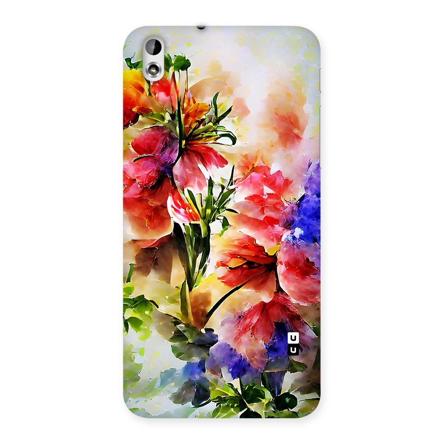 Colorful Flowers Fine Art Back Case for HTC Desire 816g