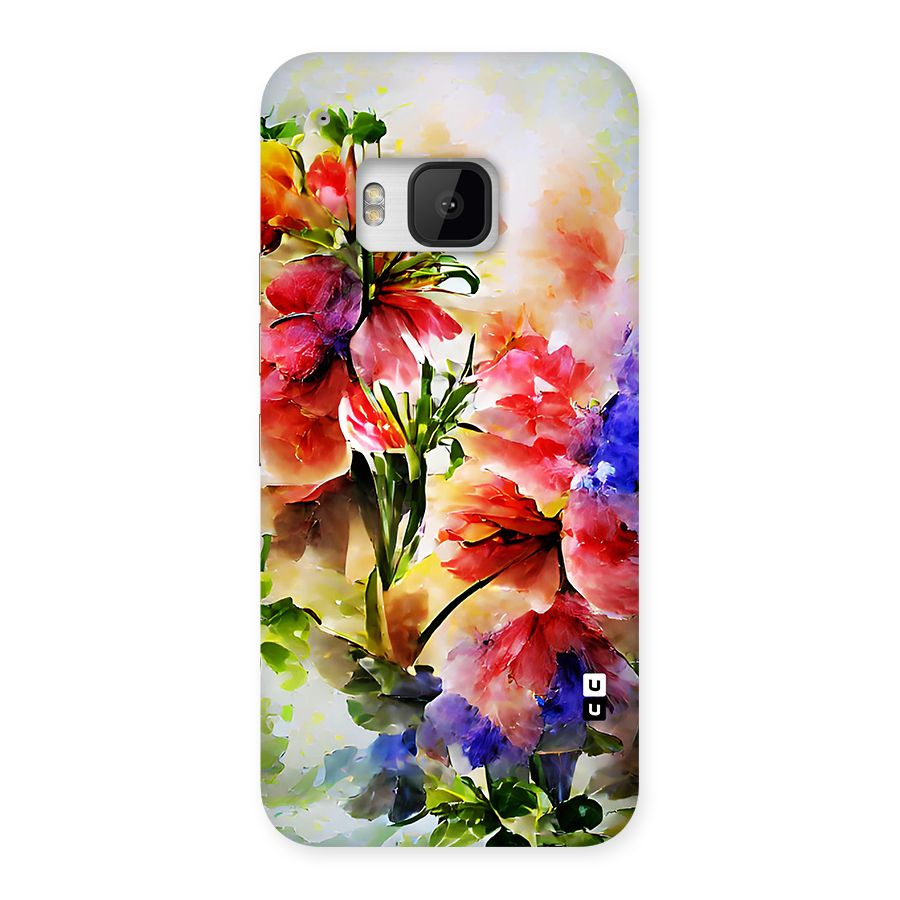 Colorful Flowers Fine Art Back Case for HTC One M9