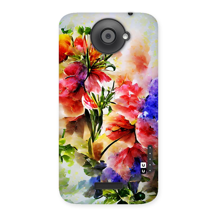 Colorful Flowers Fine Art Back Case for HTC One X