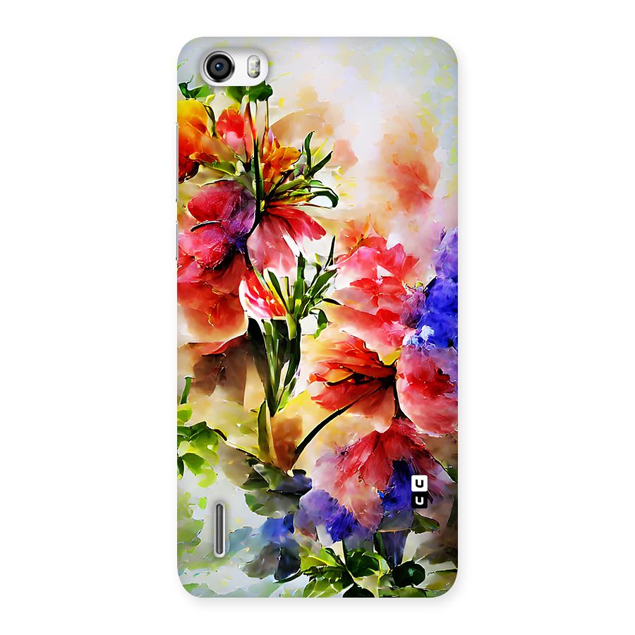 Colorful Flowers Fine Art Back Case for Honor 6