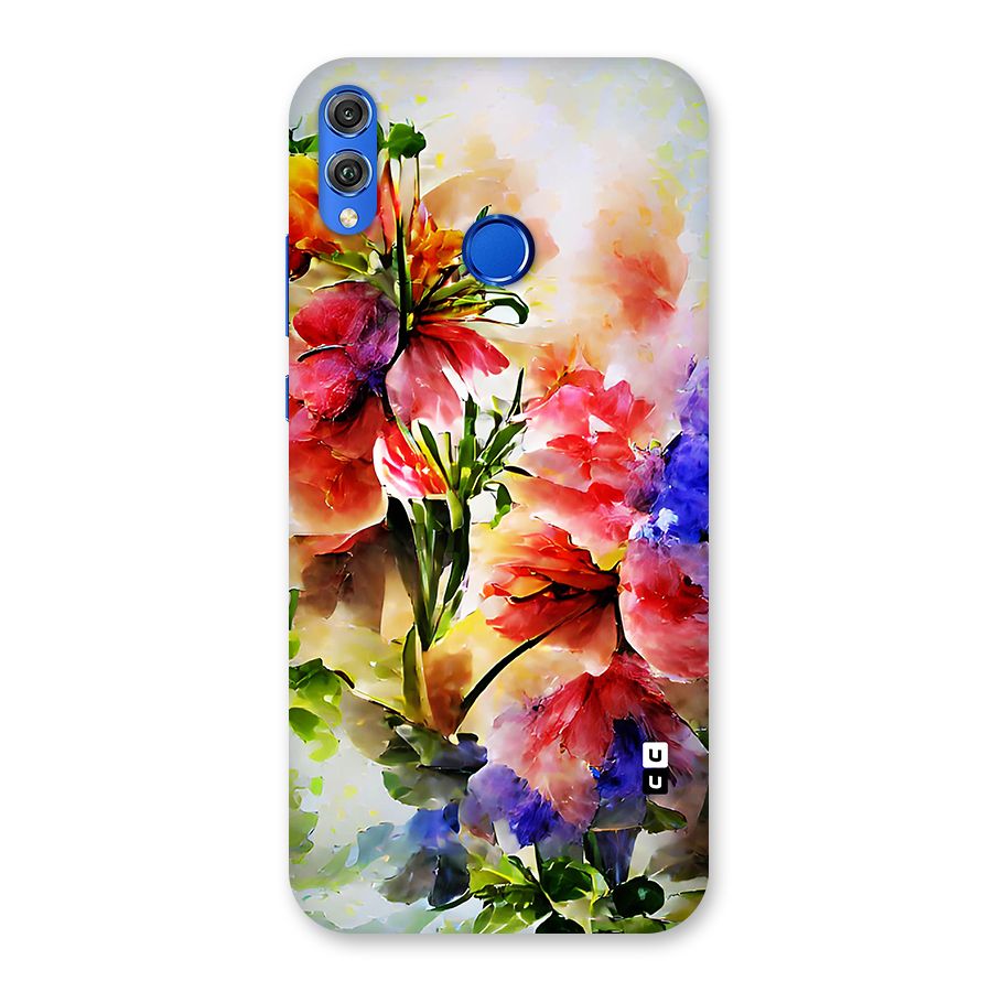 Colorful Flowers Fine Art Back Case for Honor 8X