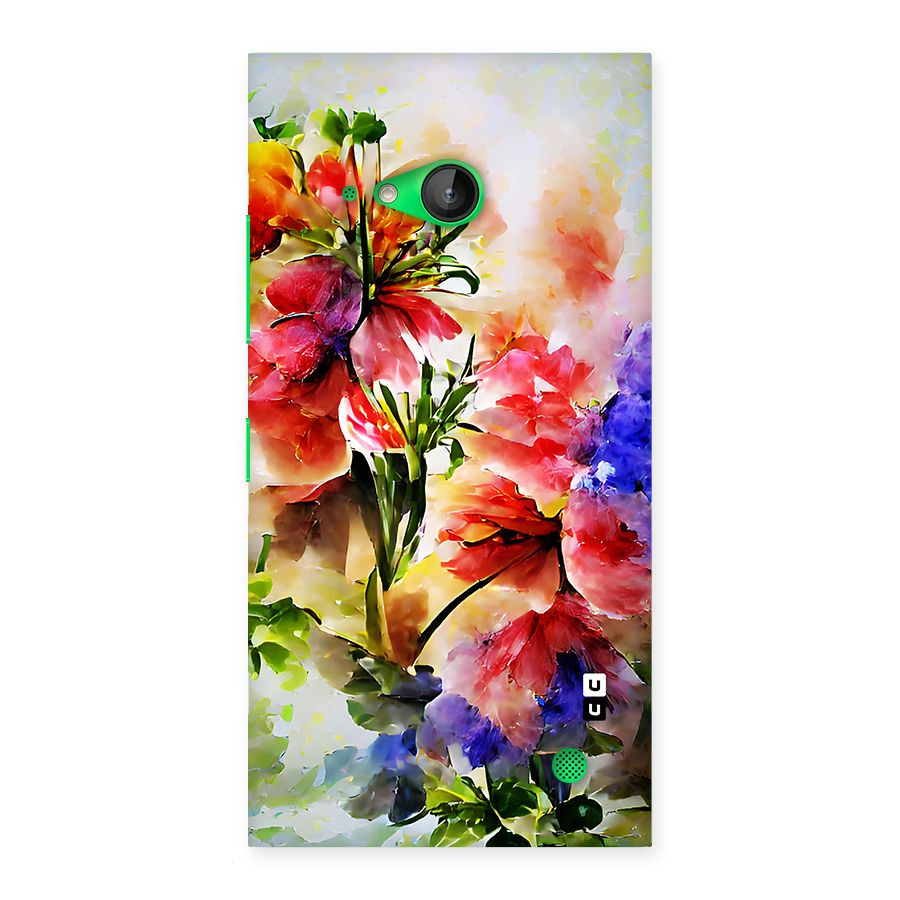 Colorful Flowers Fine Art Back Case for Lumia 730