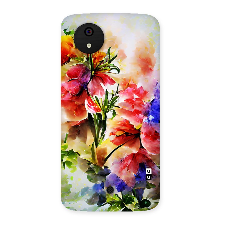 Colorful Flowers Fine Art Back Case for Micromax Canvas A1