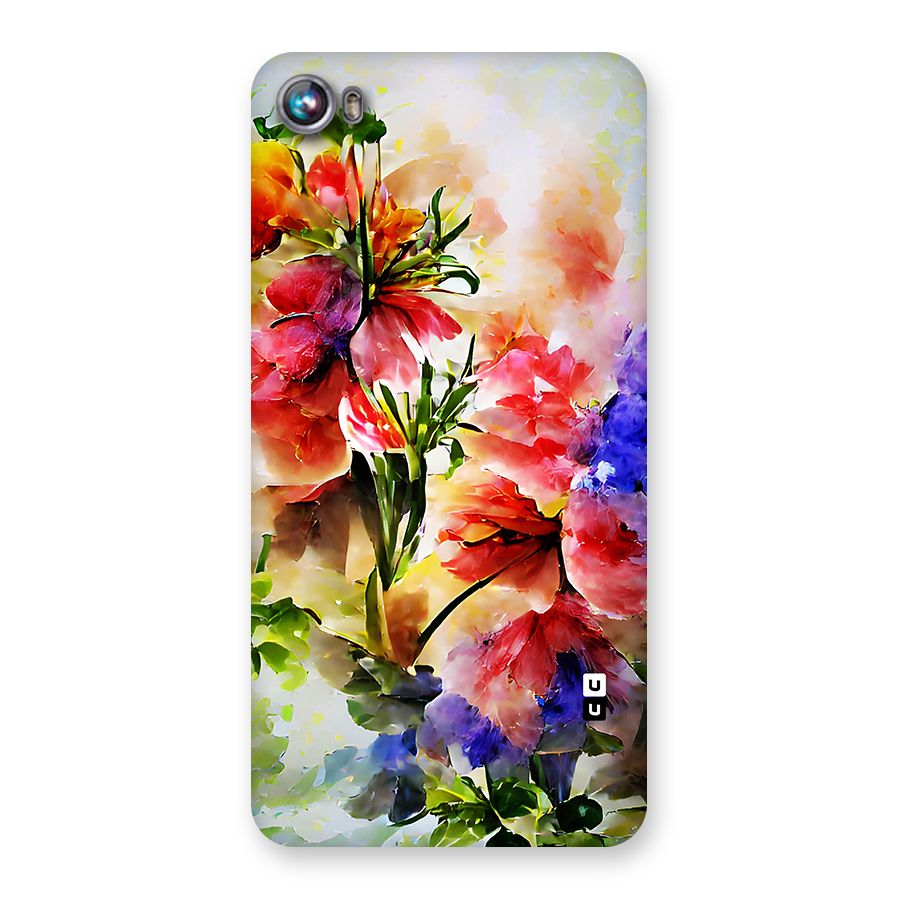 Colorful Flowers Fine Art Back Case for Micromax Canvas Fire 4 A107