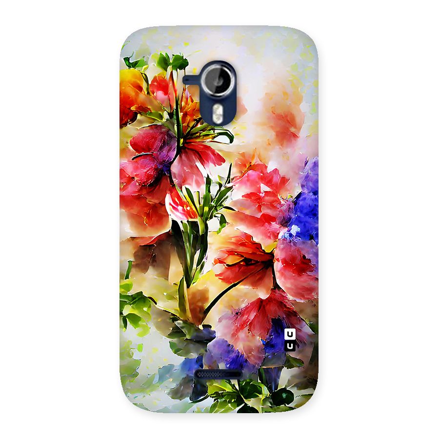 Colorful Flowers Fine Art Back Case for Micromax Canvas Magnus A117