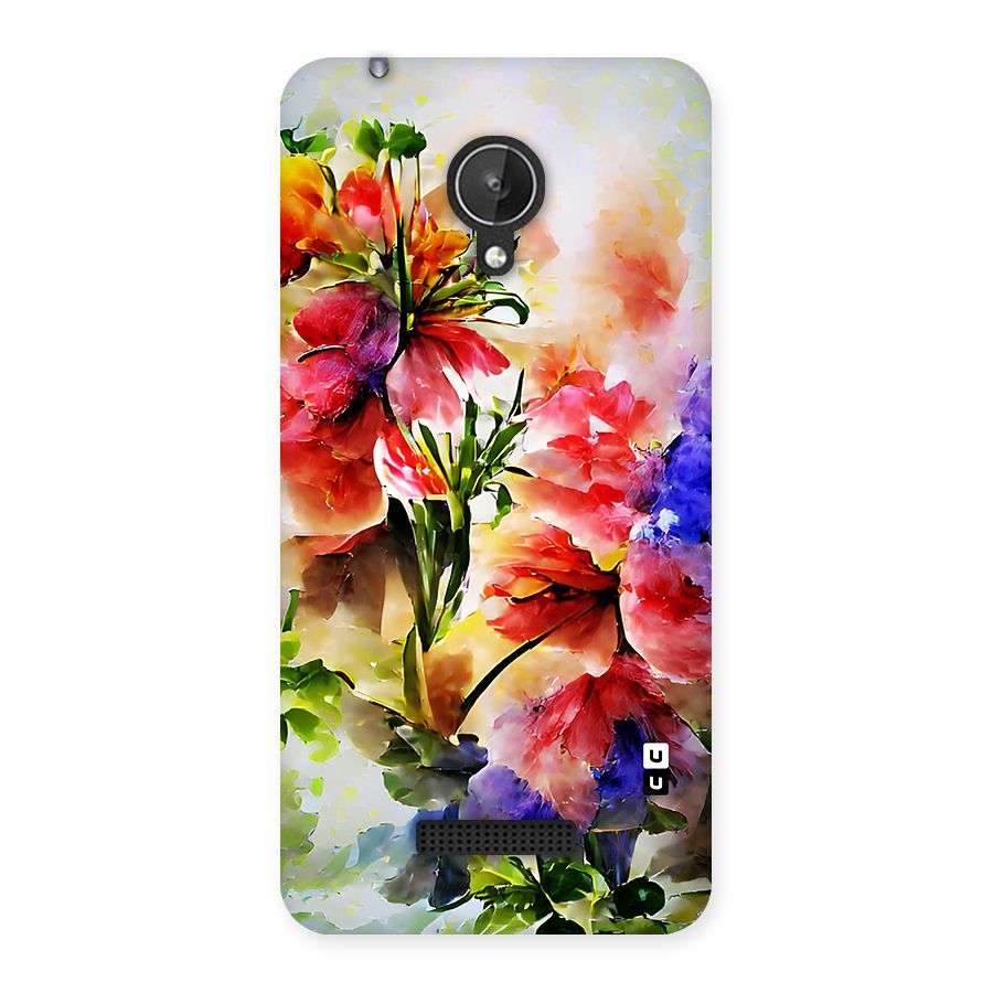 Colorful Flowers Fine Art Back Case for Micromax Canvas Spark Q380