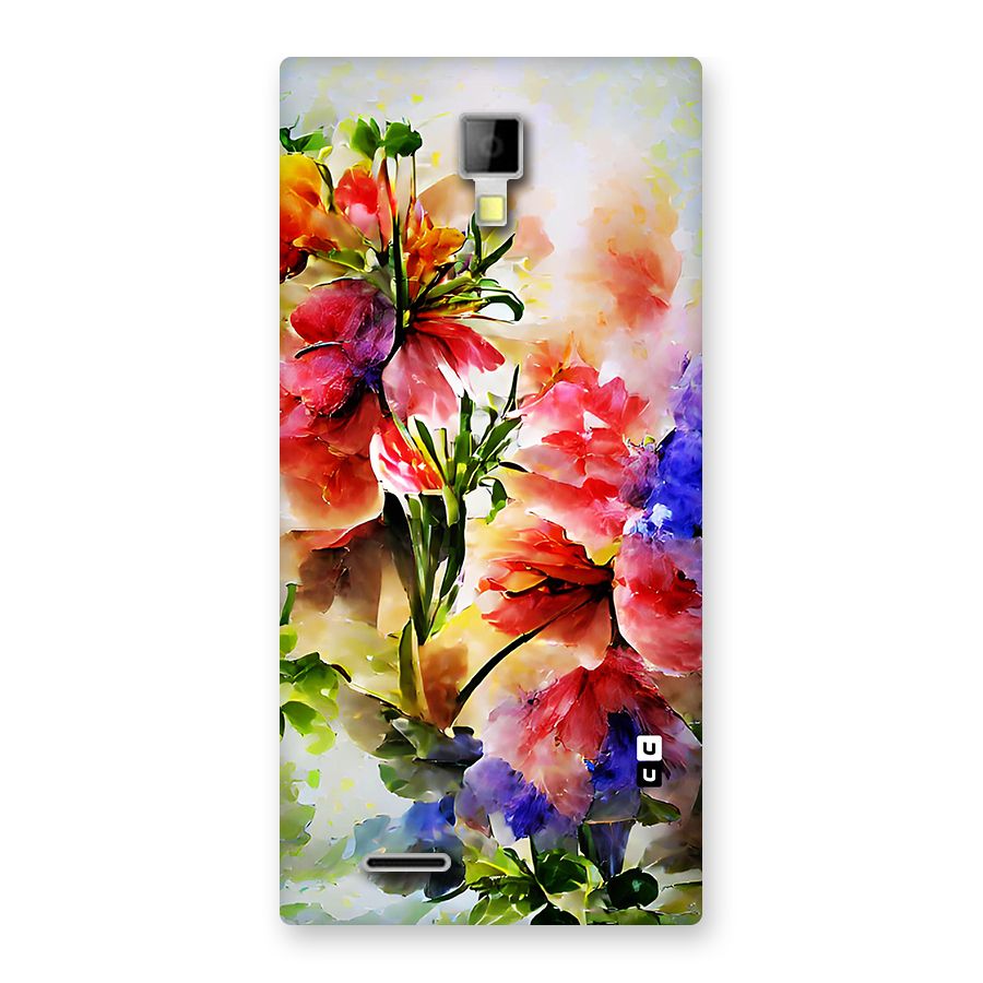 Colorful Flowers Fine Art Back Case for Micromax Canvas Xpress A99
