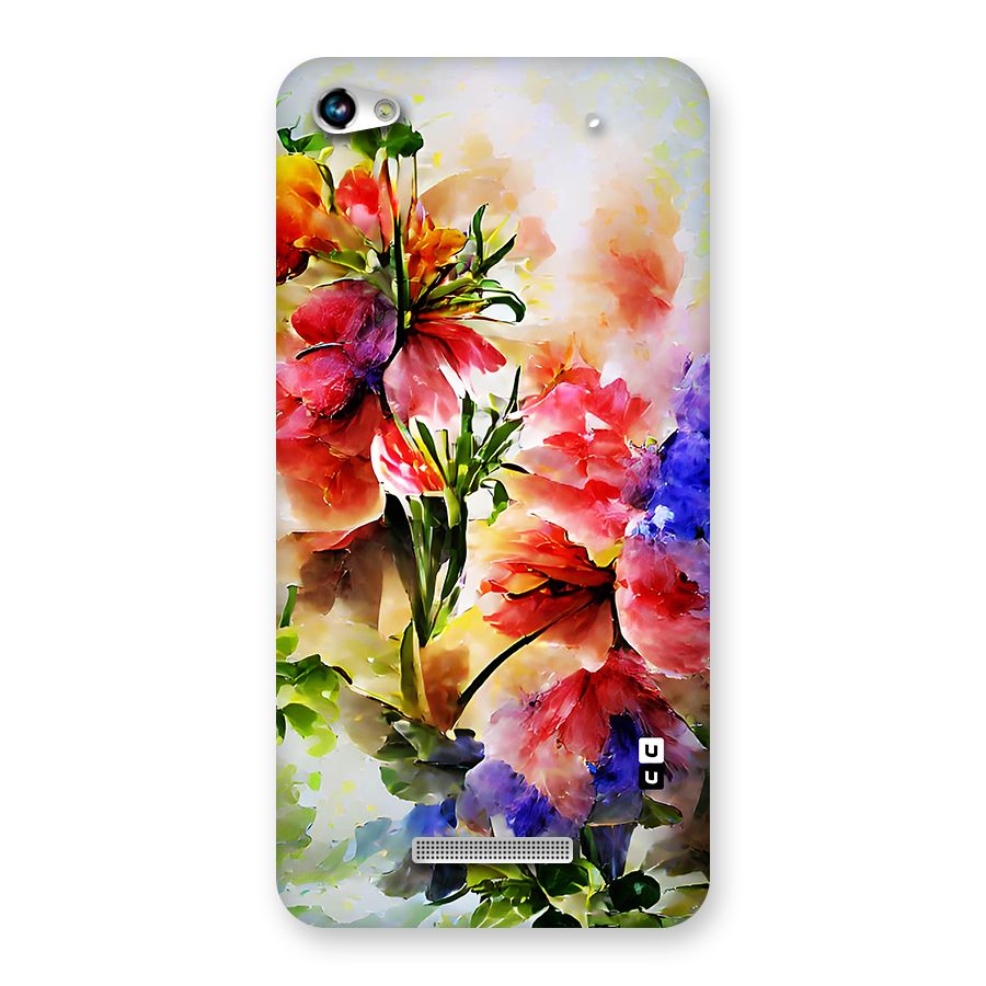 Colorful Flowers Fine Art Back Case for Micromax Hue 2