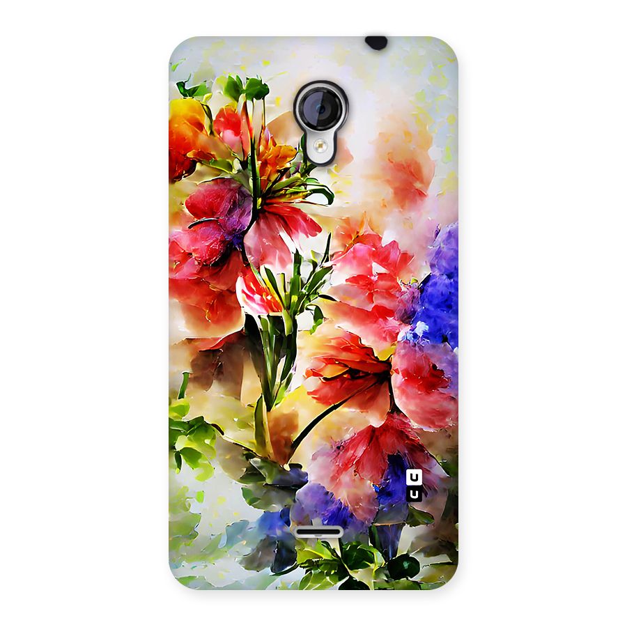 Colorful Flowers Fine Art Back Case for Micromax Unite 2 A106