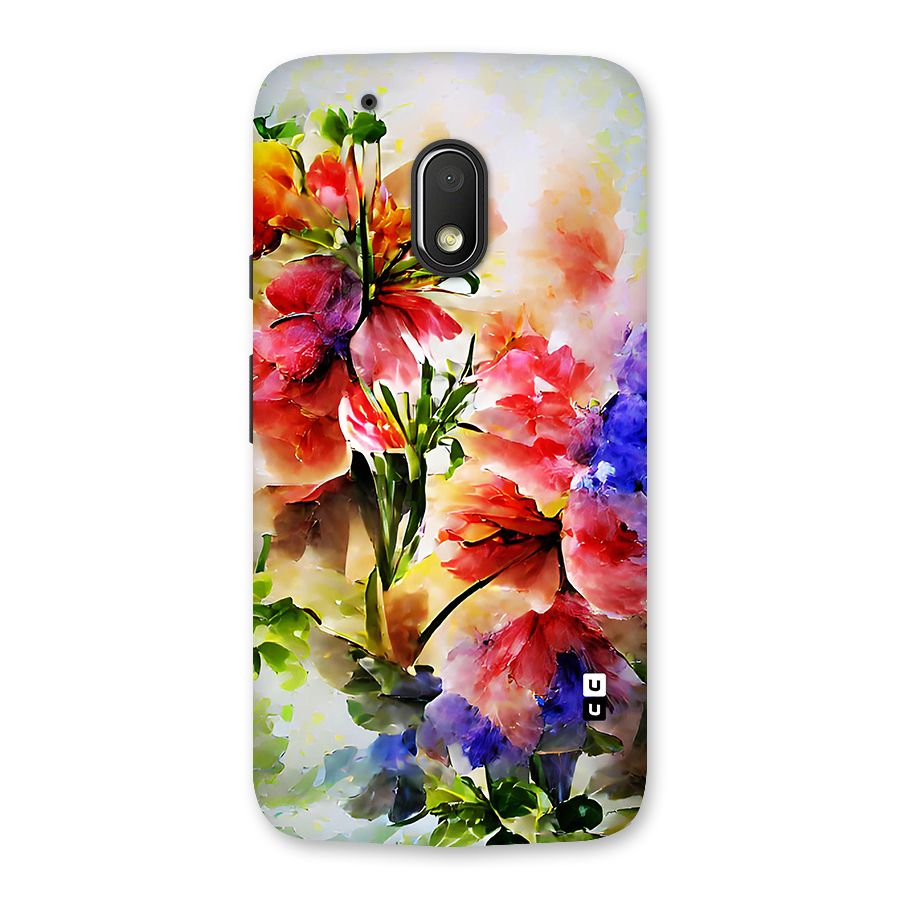 Colorful Flowers Fine Art Back Case for Moto G4 Play