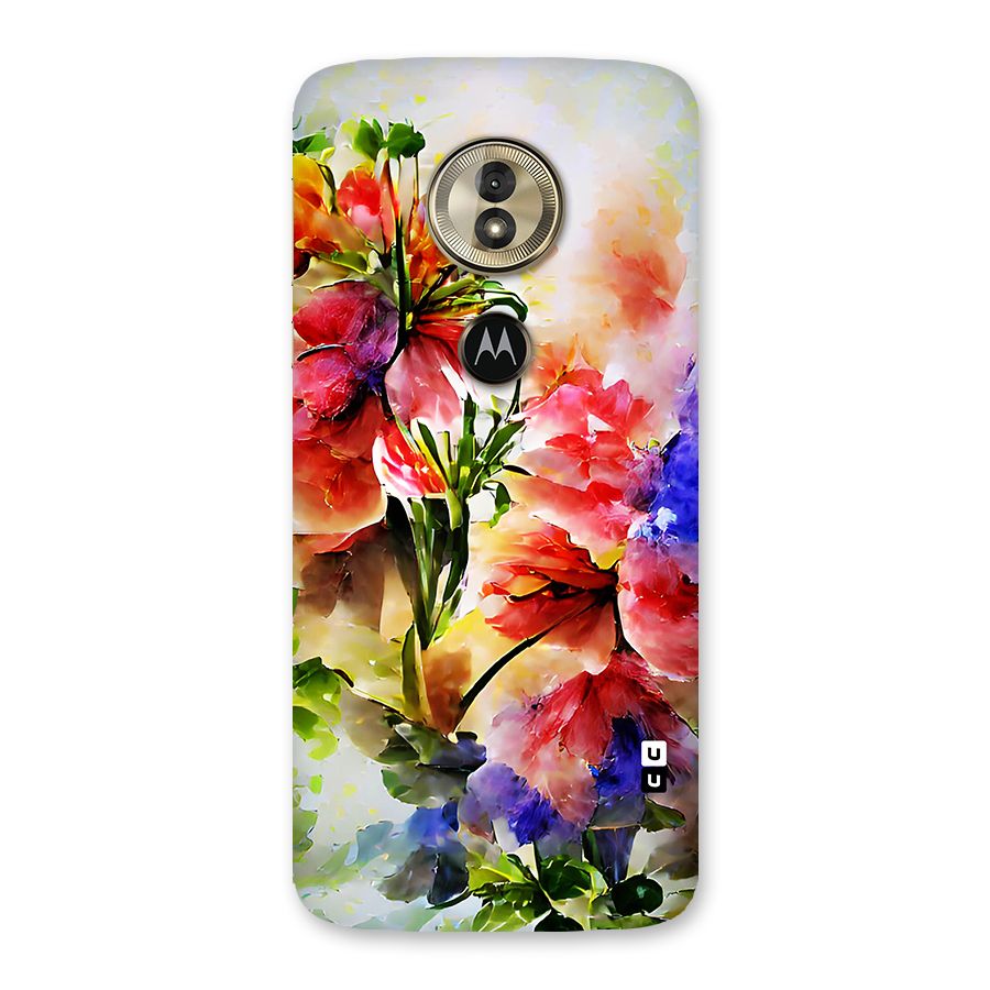 Colorful Flowers Fine Art Back Case for Moto G6 Play