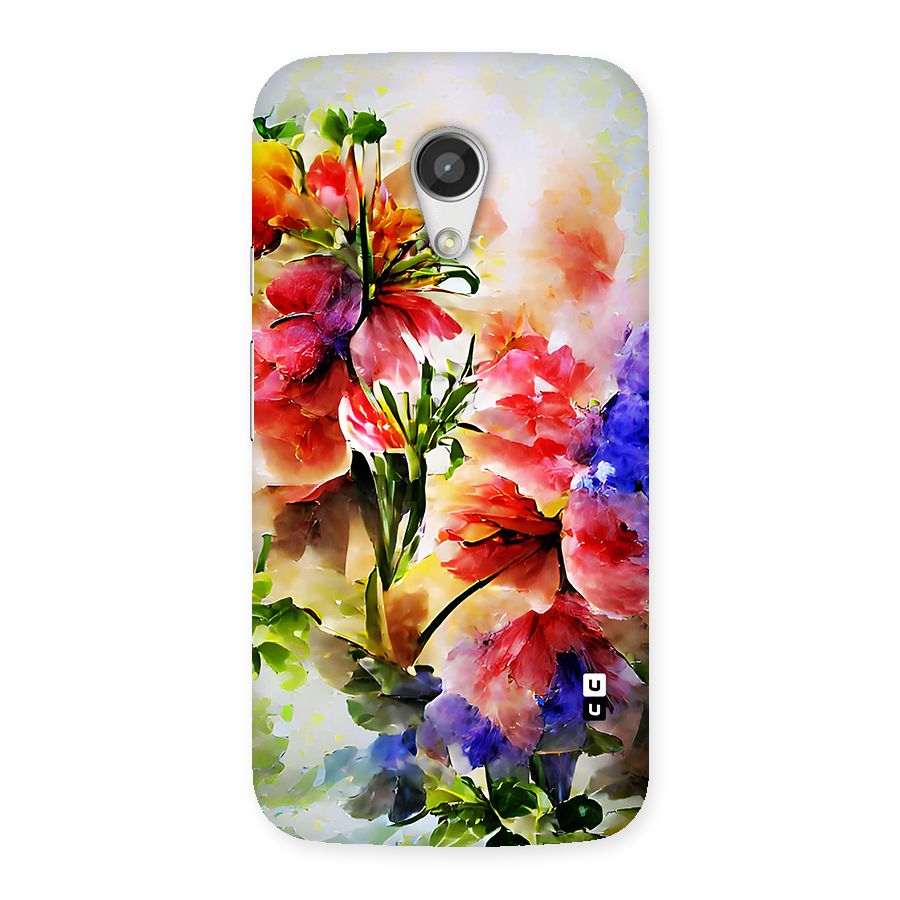 Colorful Flowers Fine Art Back Case for Moto G 2nd Gen
