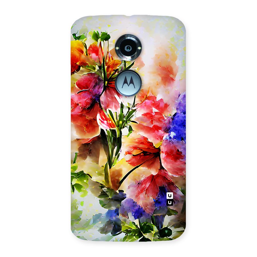 Colorful Flowers Fine Art Back Case for Moto X 2nd Gen