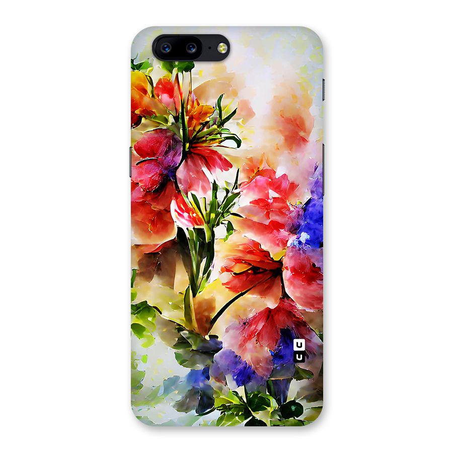 Colorful Flowers Fine Art Back Case for OnePlus 5