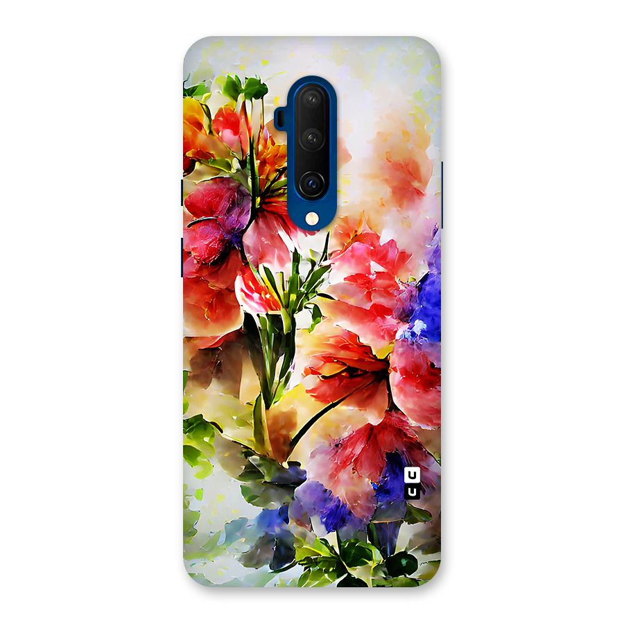 Colorful Flowers Fine Art Back Case for OnePlus 7T Pro