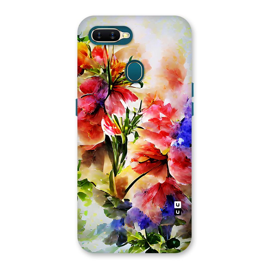 Colorful Flowers Fine Art Back Case for Oppo A7