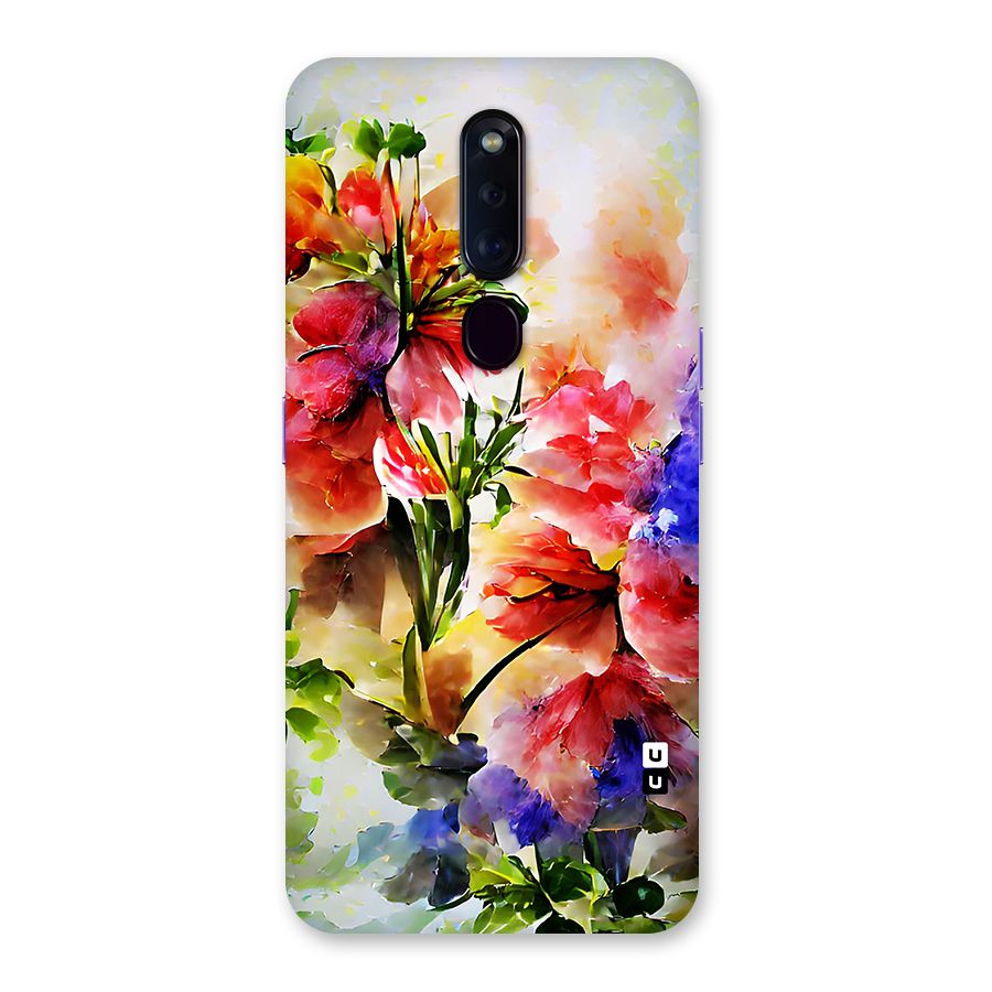 Colorful Flowers Fine Art Back Case for Oppo F11 Pro