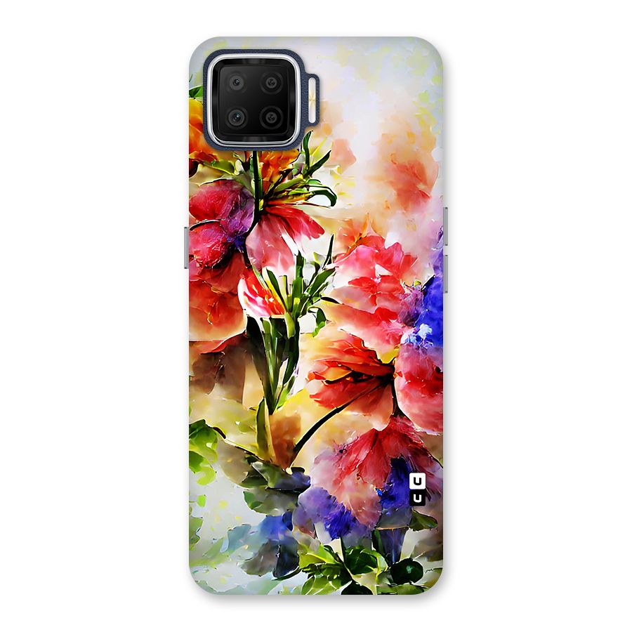 Colorful Flowers Fine Art Back Case for Oppo F17