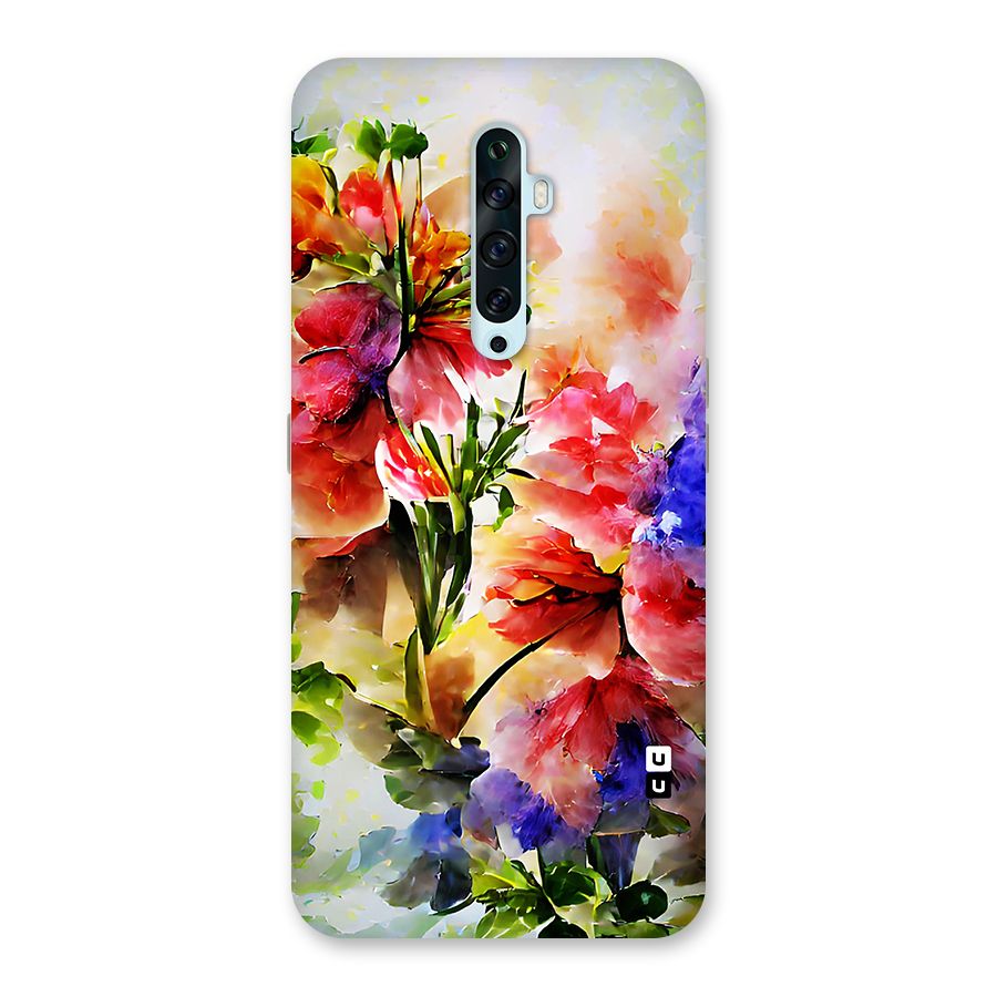 Colorful Flowers Fine Art Back Case for Oppo Reno2 F