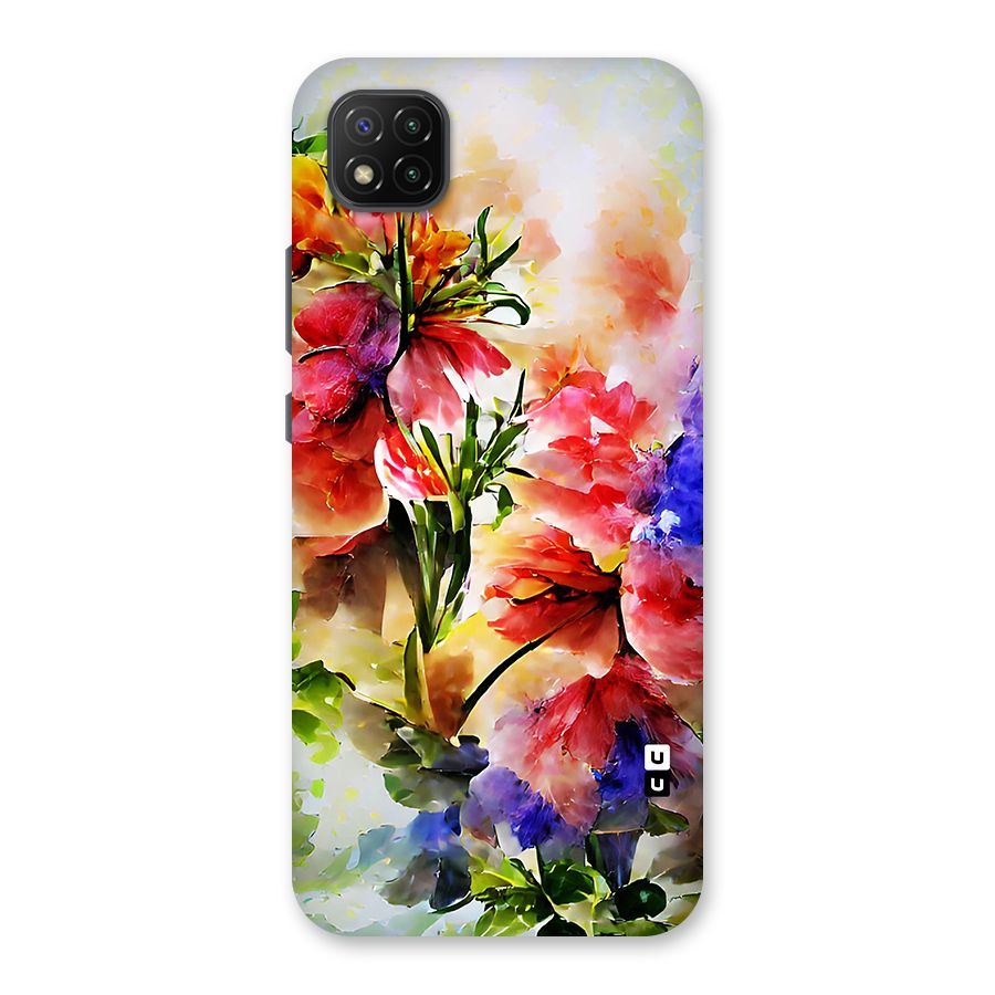 Colorful Flowers Fine Art Back Case for Poco C3
