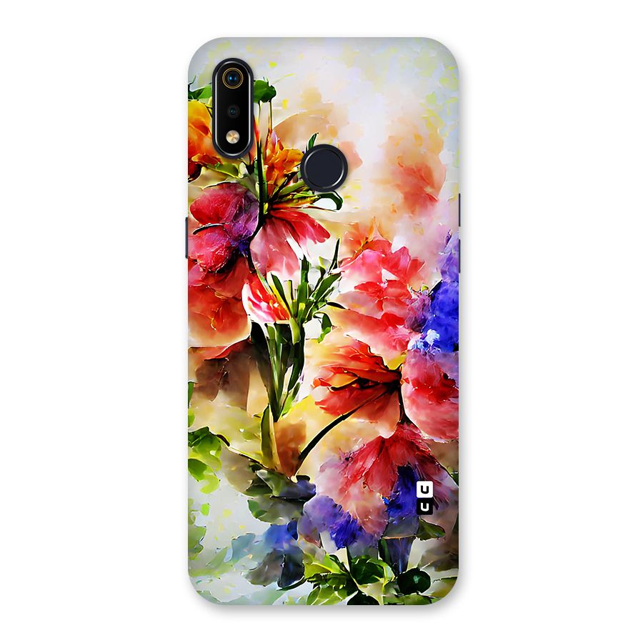Colorful Flowers Fine Art Back Case for Realme 3i