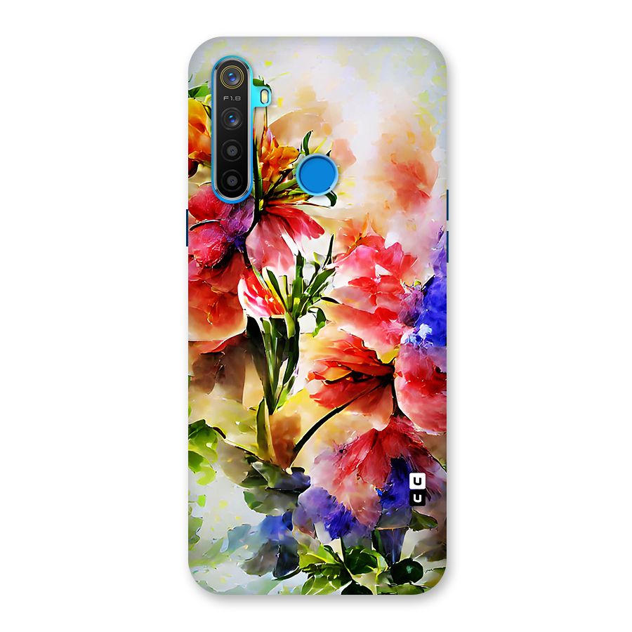 Colorful Flowers Fine Art Back Case for Realme 5