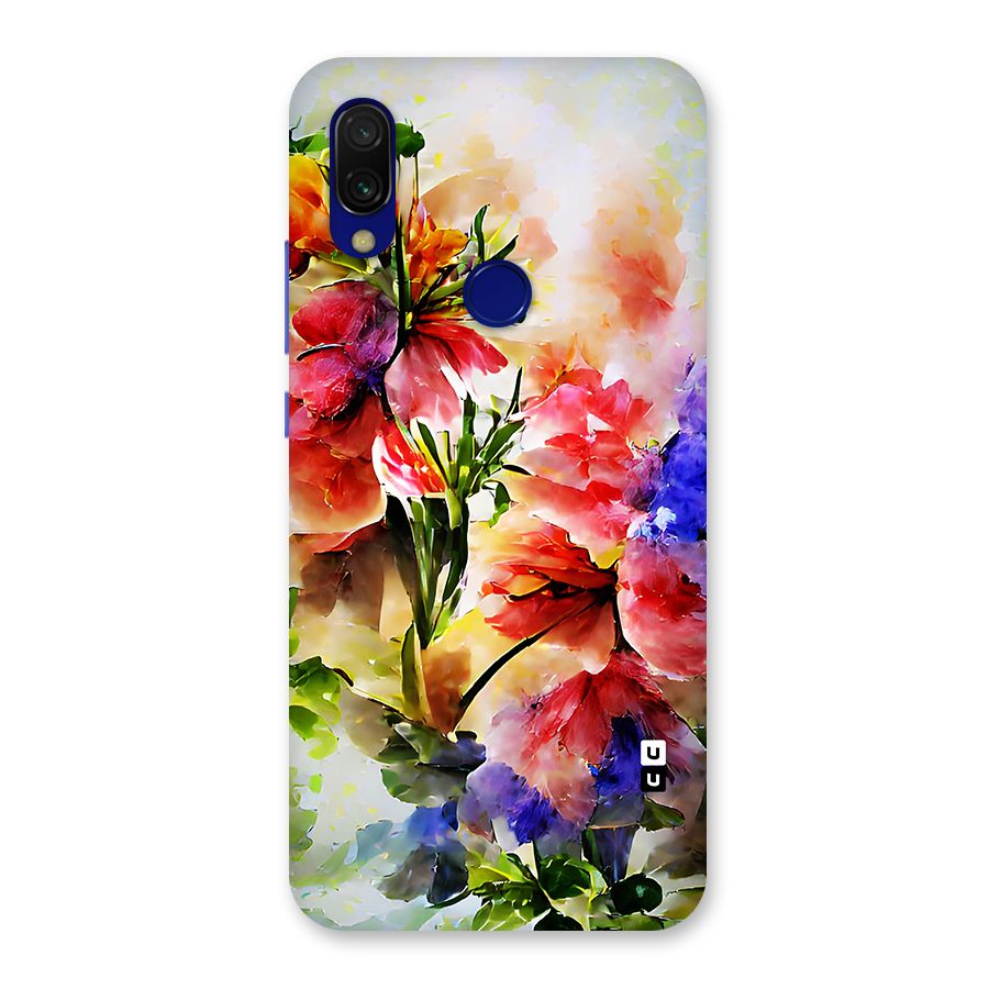 Colorful Flowers Fine Art Back Case for Redmi 7