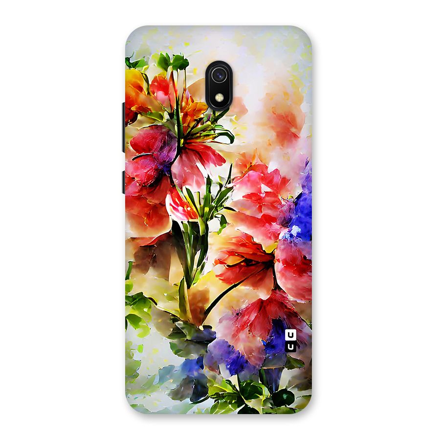 Colorful Flowers Fine Art Back Case for Redmi 8A