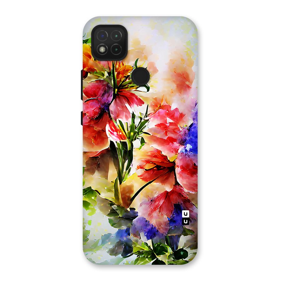 Colorful Flowers Fine Art Back Case for Redmi 9C
