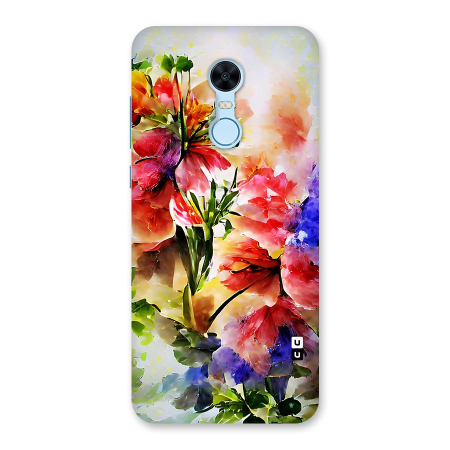Colorful Flowers Fine Art Back Case for Redmi Note 5