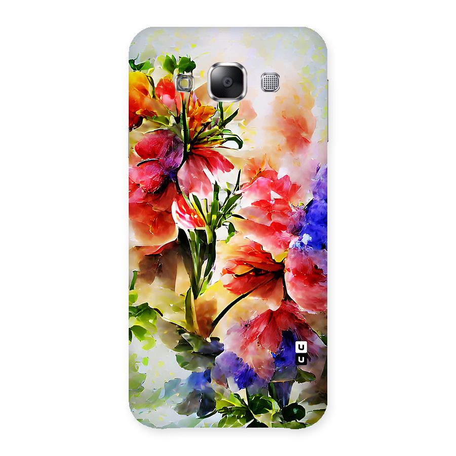 Colorful Flowers Fine Art Back Case for Samsung Galaxy E5