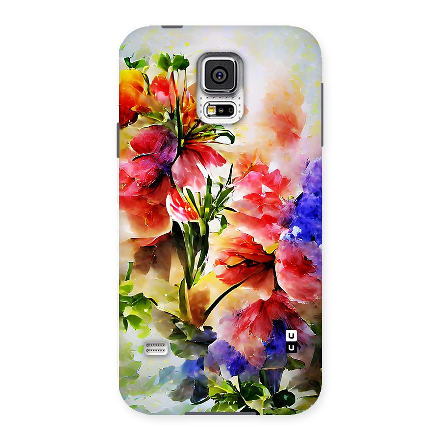Colorful Flowers Fine Art Back Case for Samsung Galaxy S5