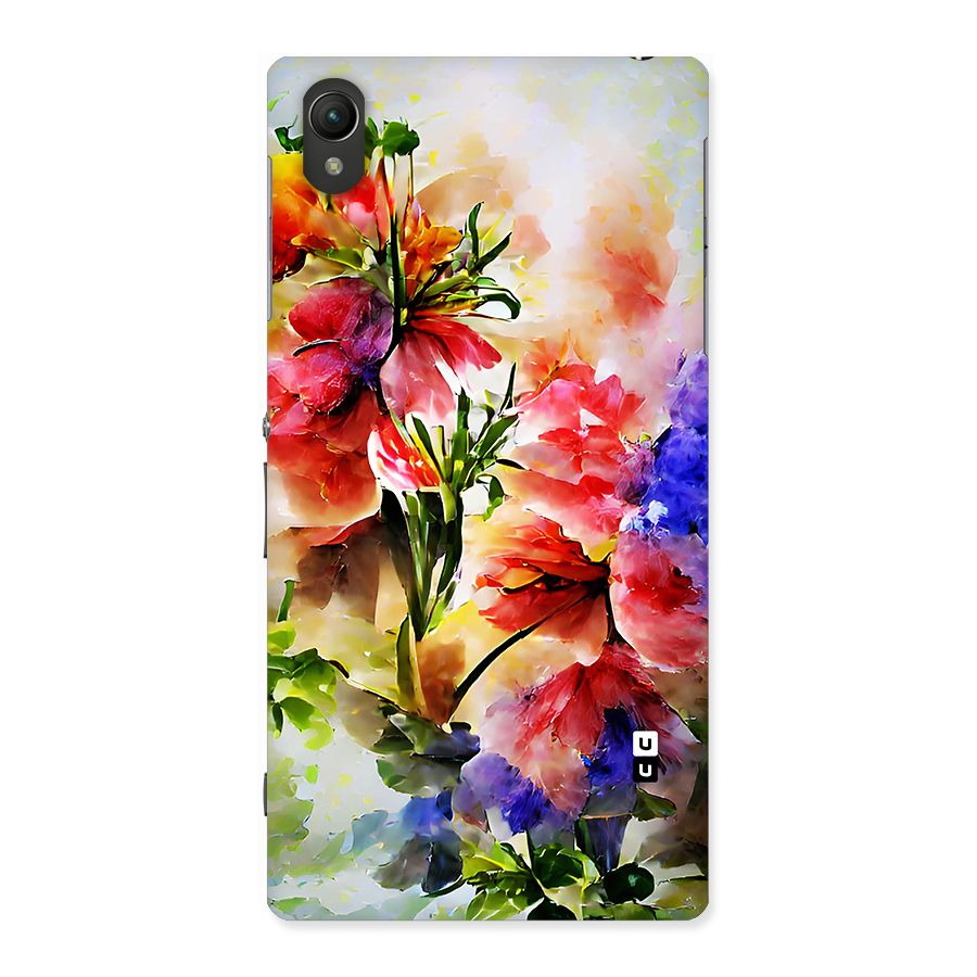 Colorful Flowers Fine Art Back Case for Sony Xperia Z1
