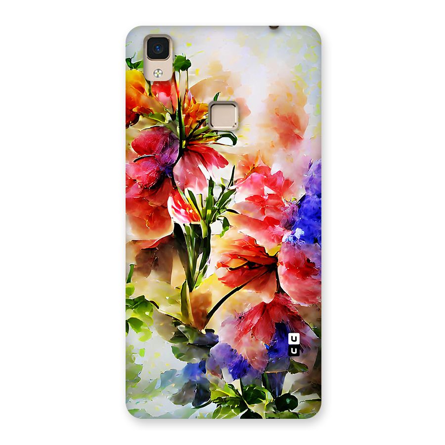 Colorful Flowers Fine Art Back Case for V3 Max