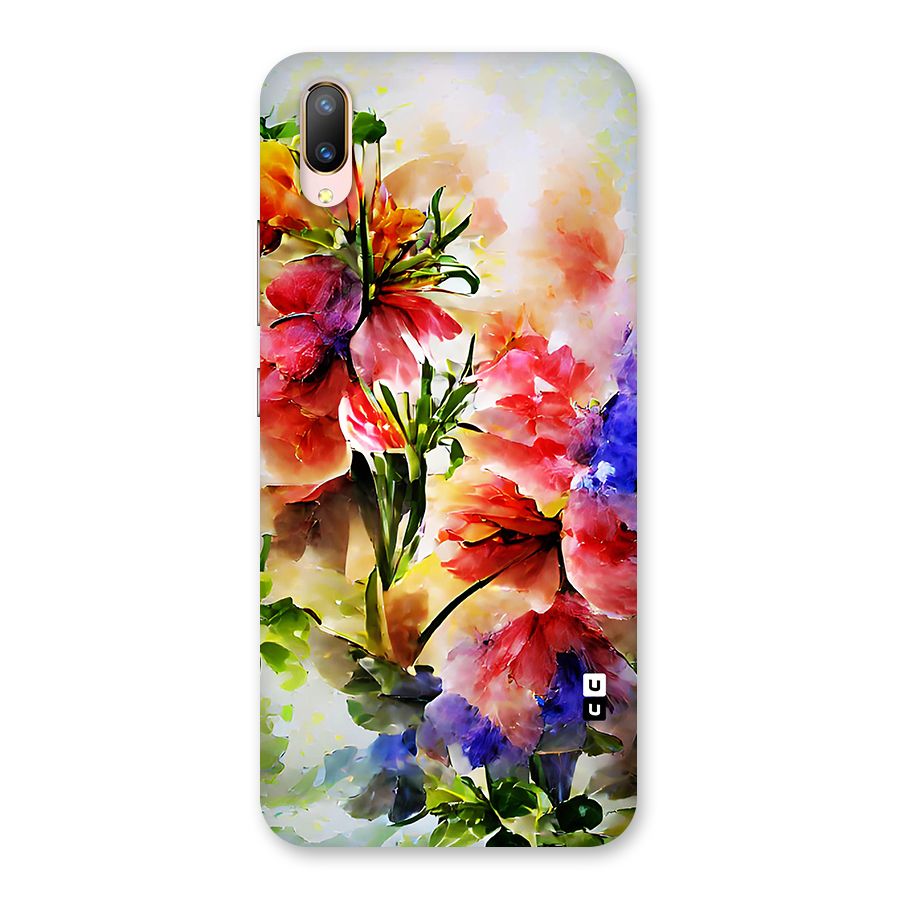 Colorful Flowers Fine Art Back Case for Vivo V11 Pro