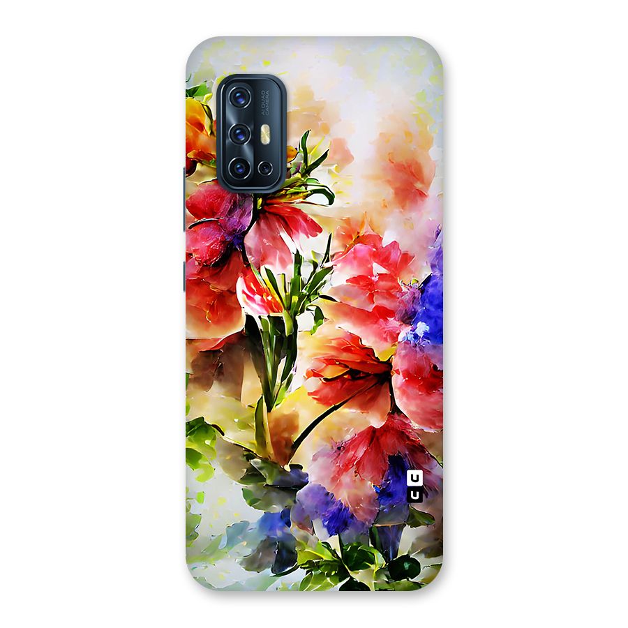 Colorful Flowers Fine Art Back Case for Vivo V17