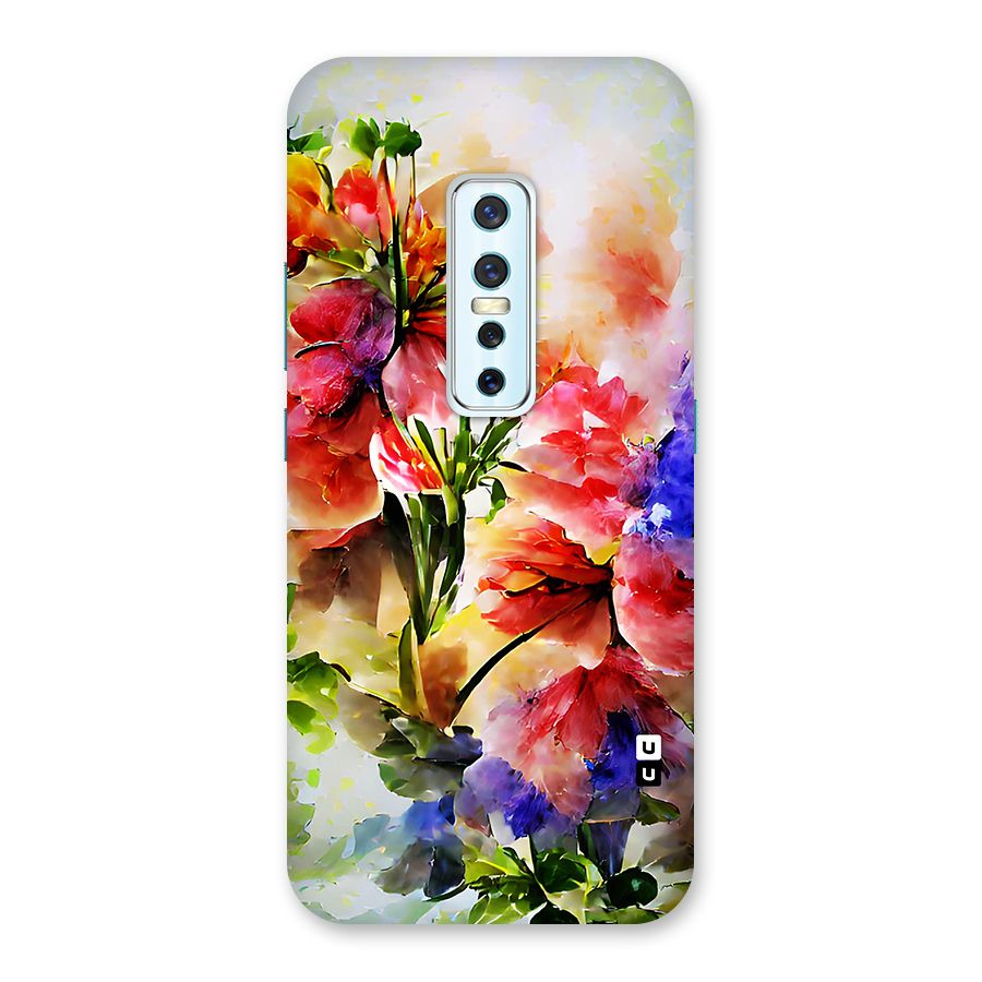 Colorful Flowers Fine Art Back Case for Vivo V17 Pro