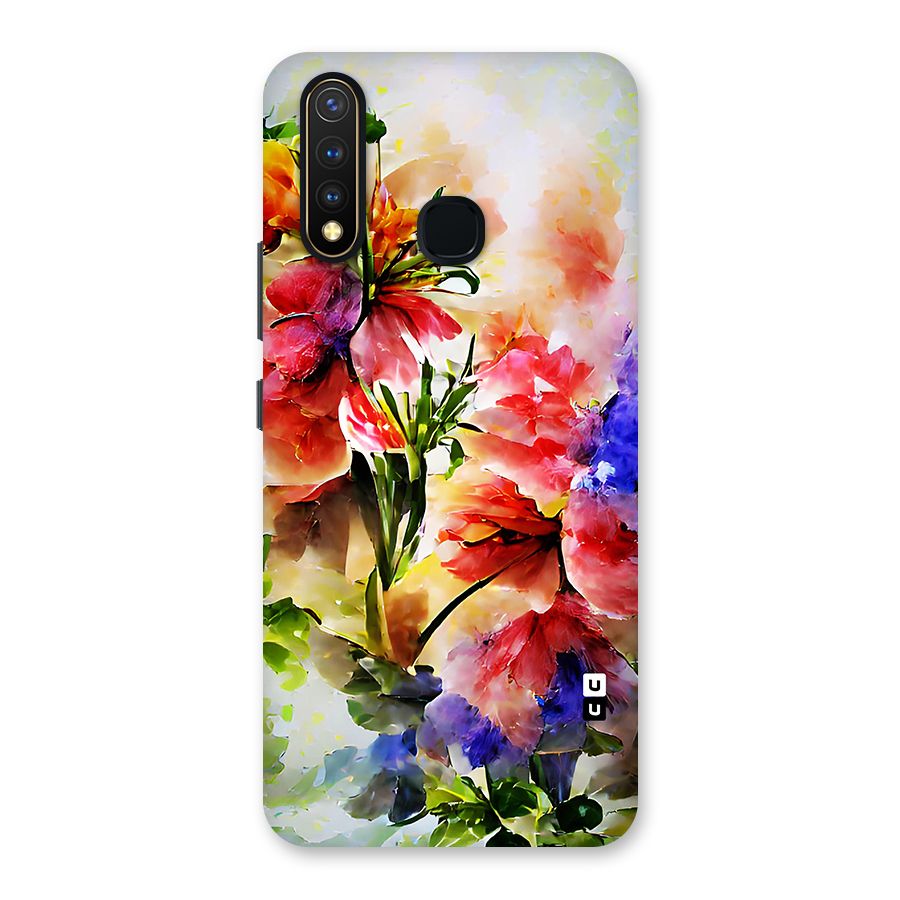 Colorful Flowers Fine Art Back Case for Vivo Y19