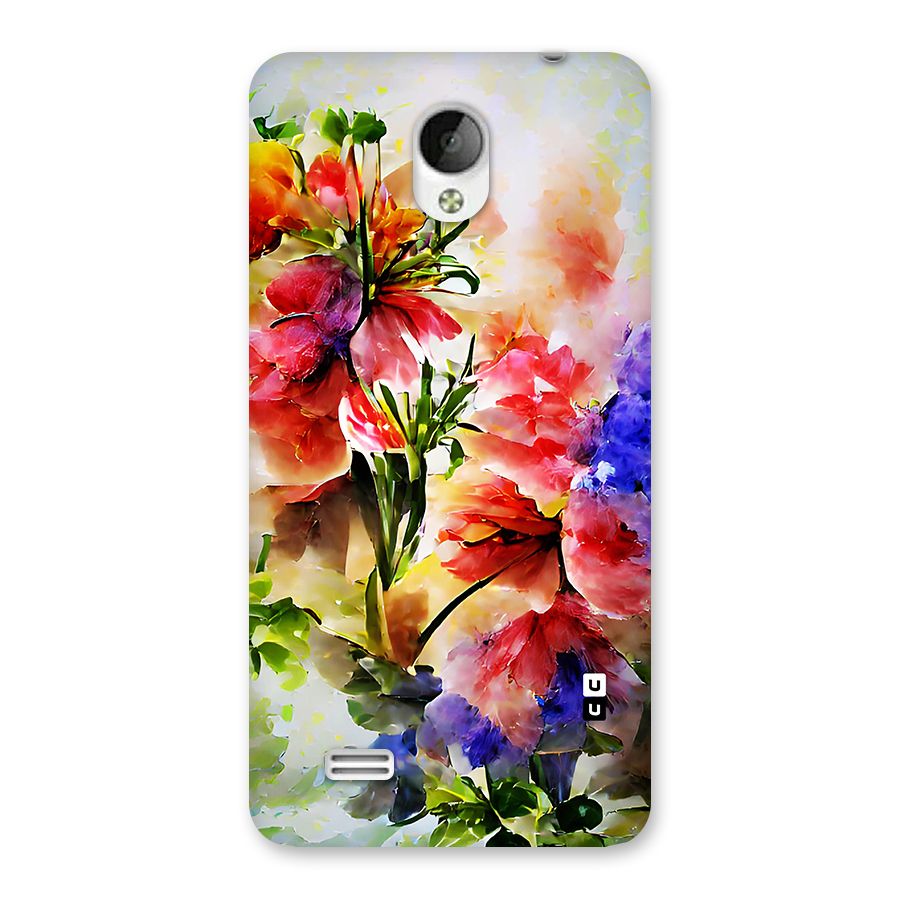Colorful Flowers Fine Art Back Case for Vivo Y21