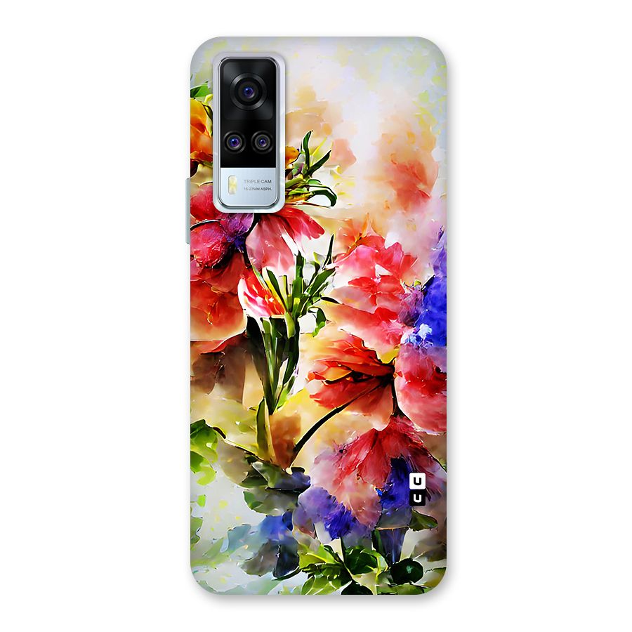 Colorful Flowers Fine Art Back Case for Vivo Y31