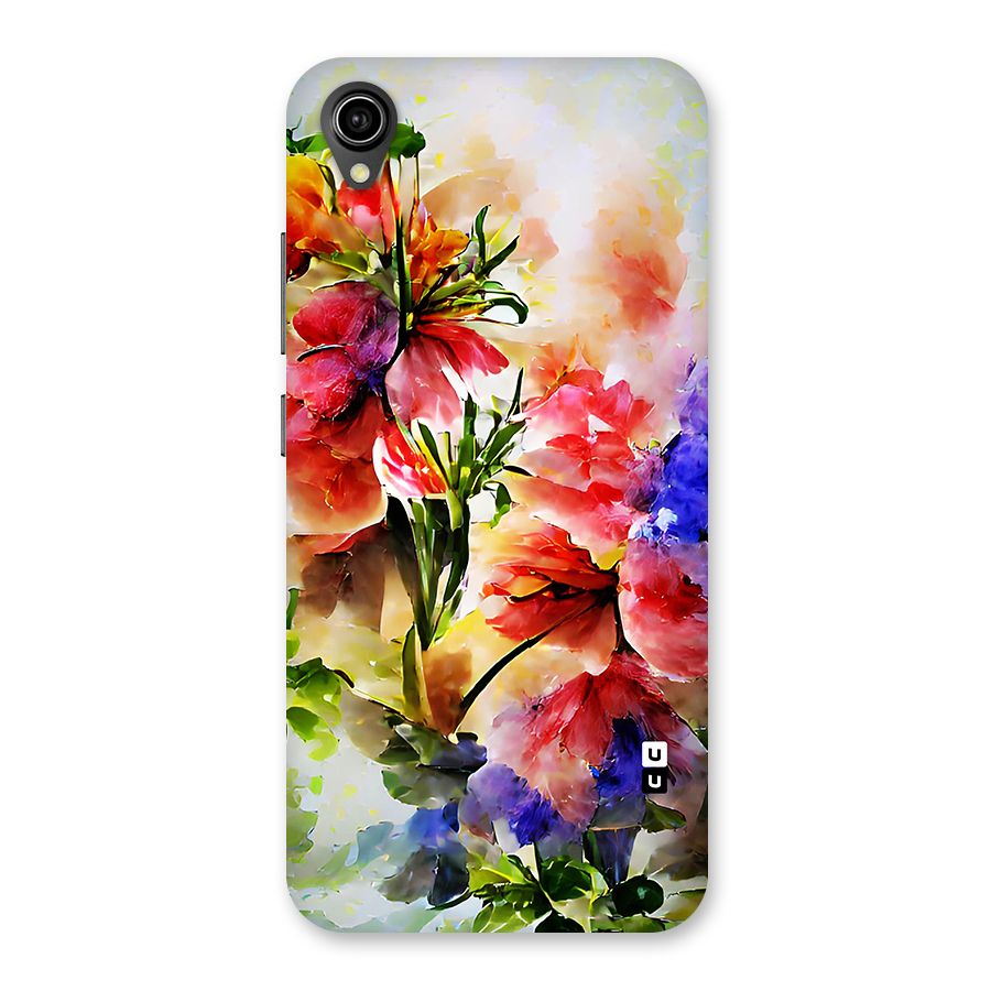 Colorful Flowers Fine Art Back Case for Vivo Y90