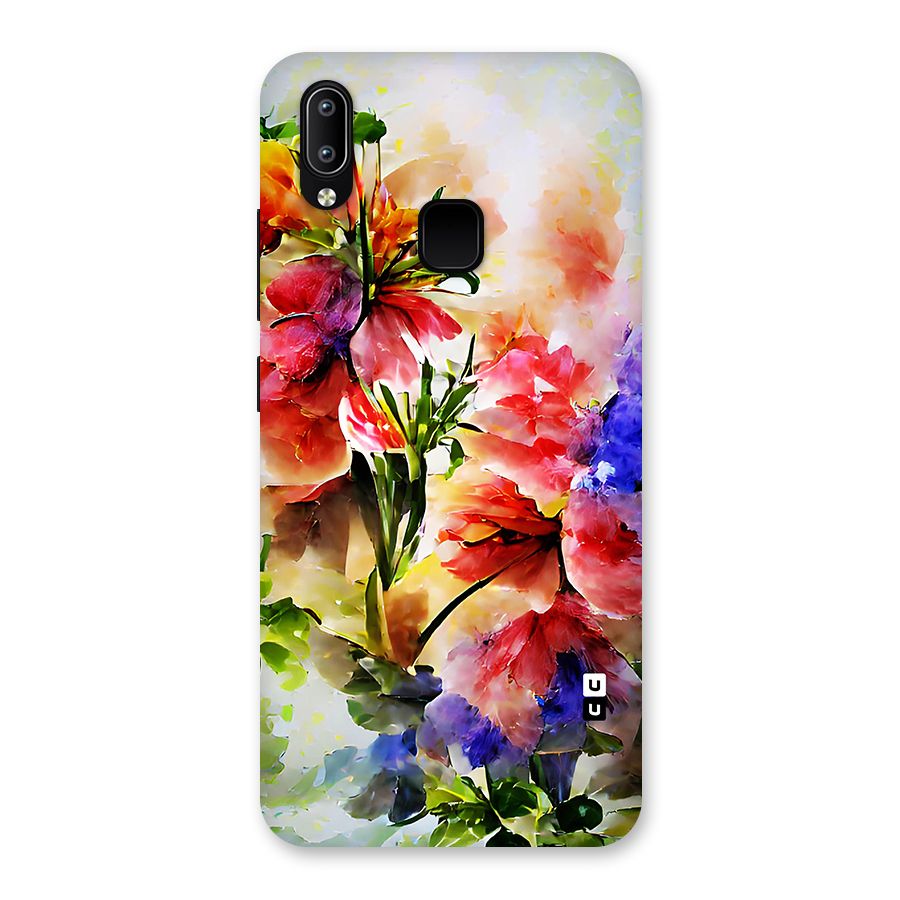 Colorful Flowers Fine Art Back Case for Vivo Y93