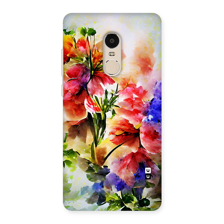 Colorful Flowers Fine Art Back Case for Xiaomi Redmi Note 4