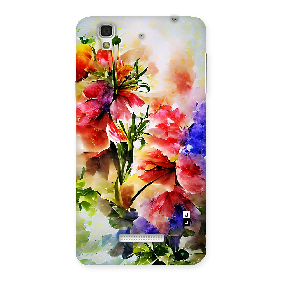 Colorful Flowers Fine Art Back Case for YU Yureka Plus